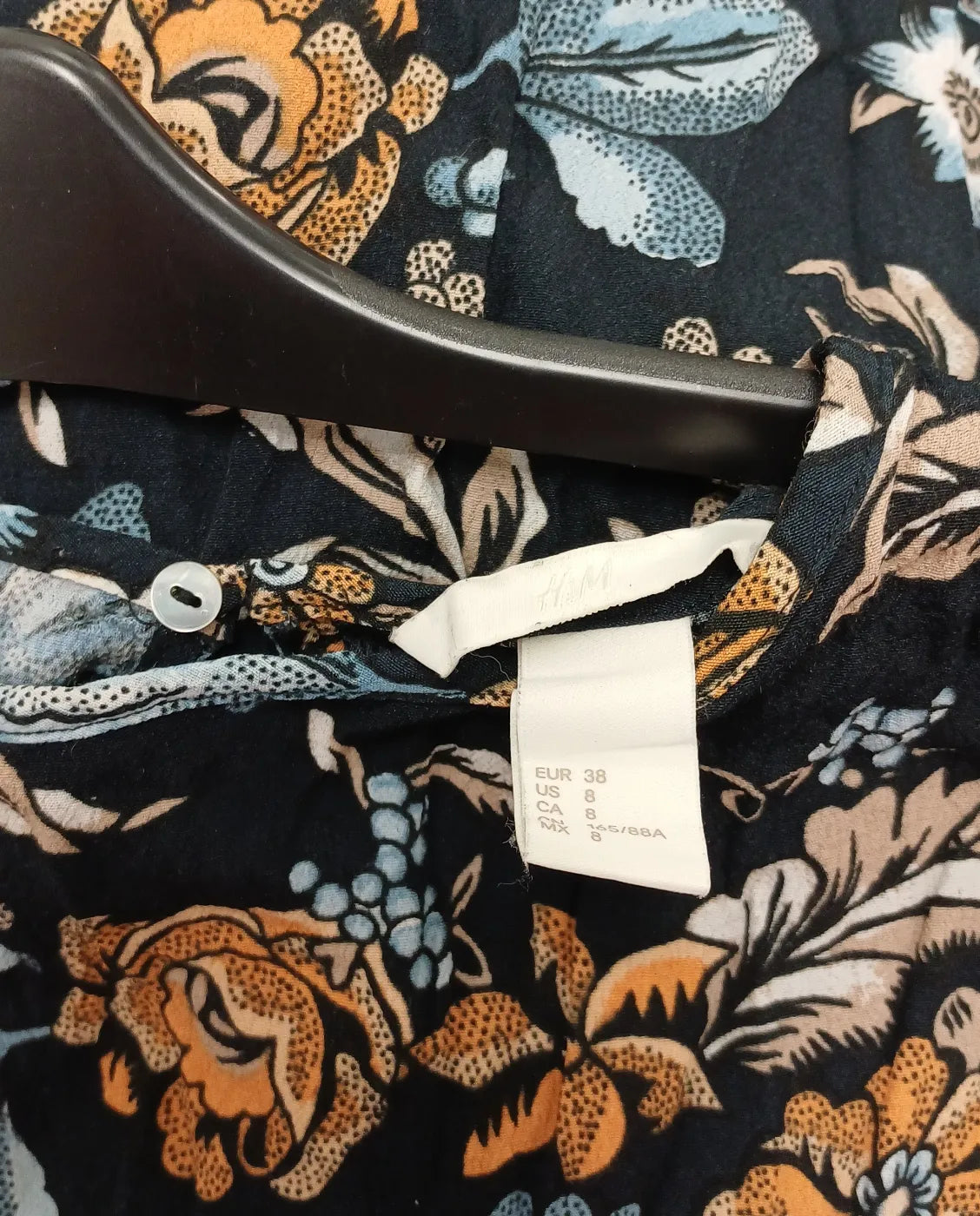 H&M blommig blus
