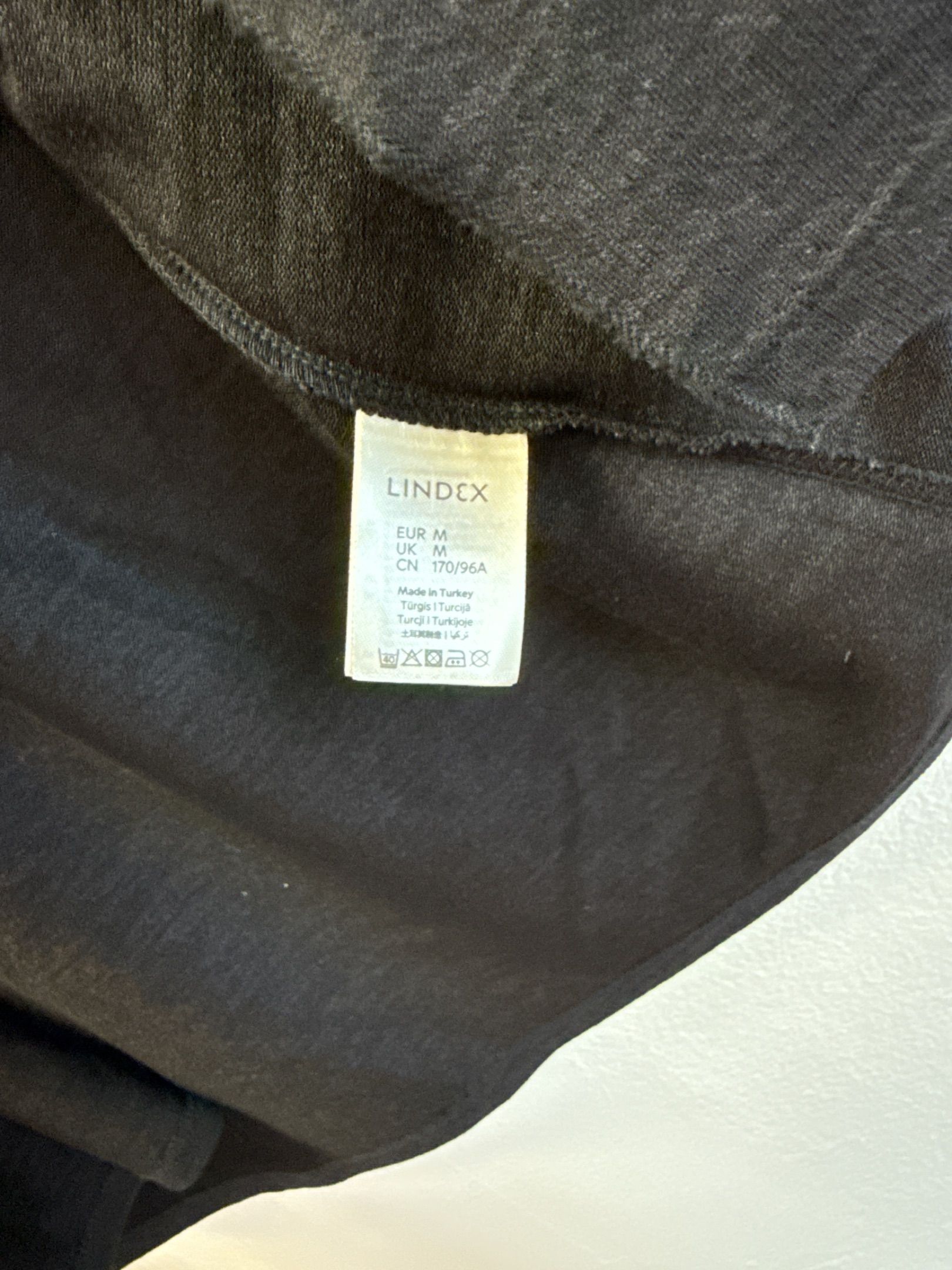 Lindex svart öppen cardigan