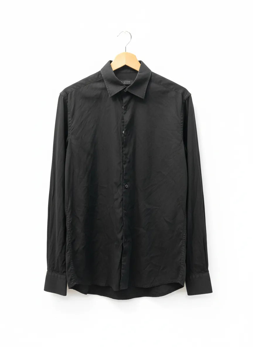 Eton slim fit svart skjorta