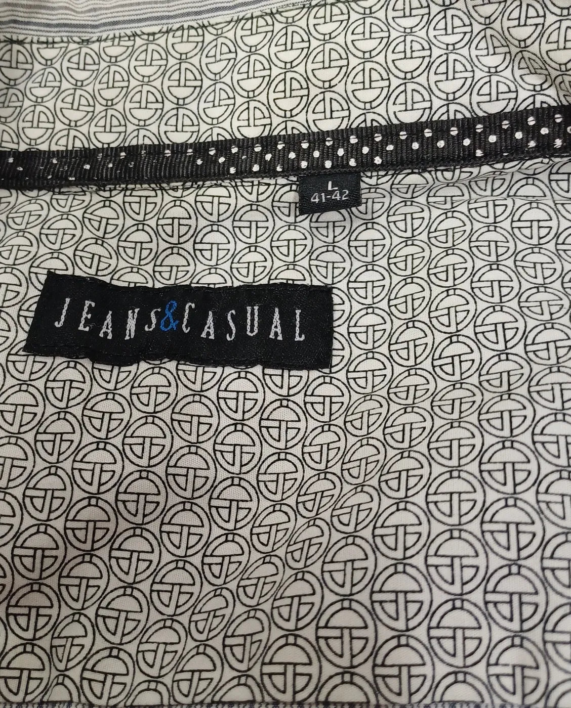 Jeans & Casual randig kortärmad skjorta