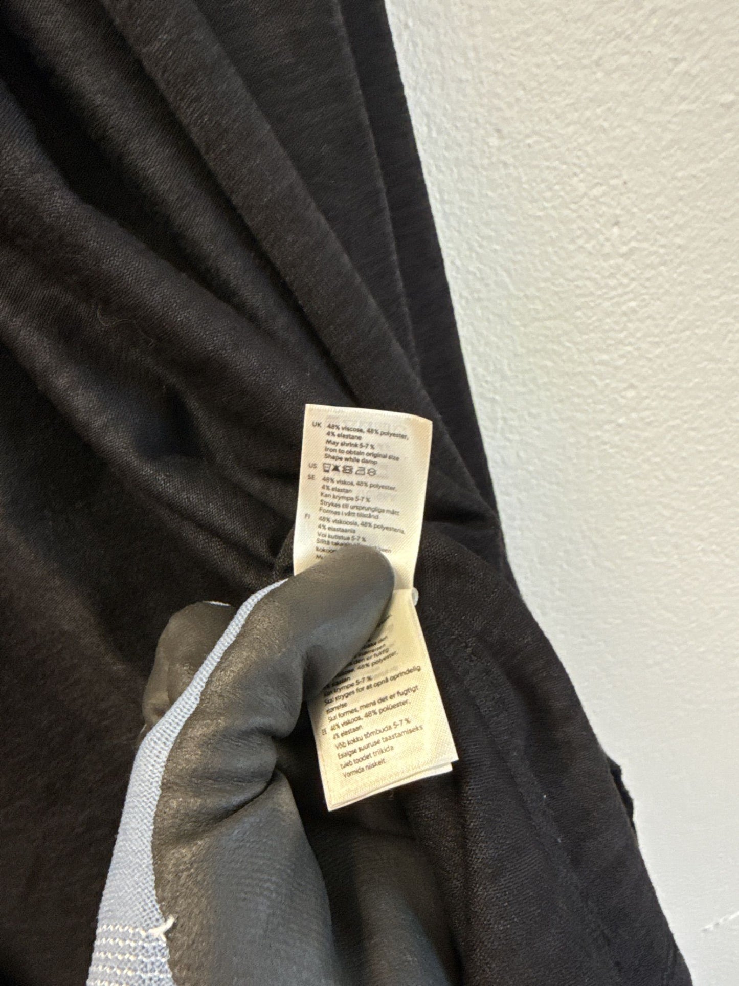 Lindex svart öppen cardigan