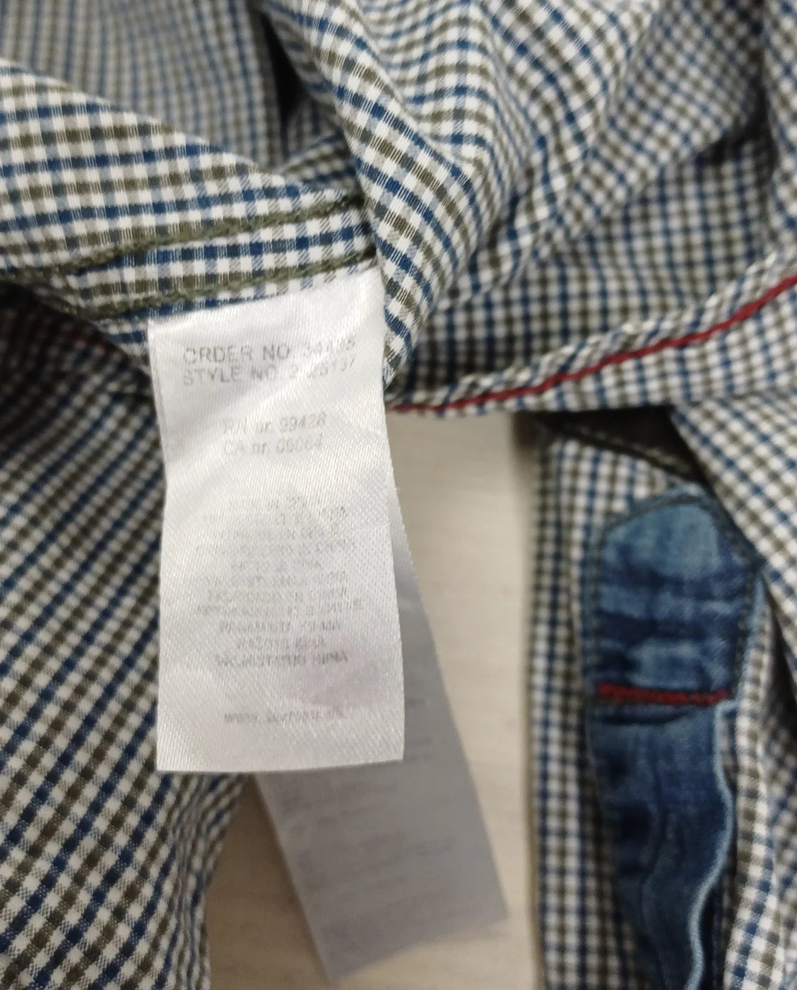 Shine Fashion rutmönstrad skjorta med långa ärmar