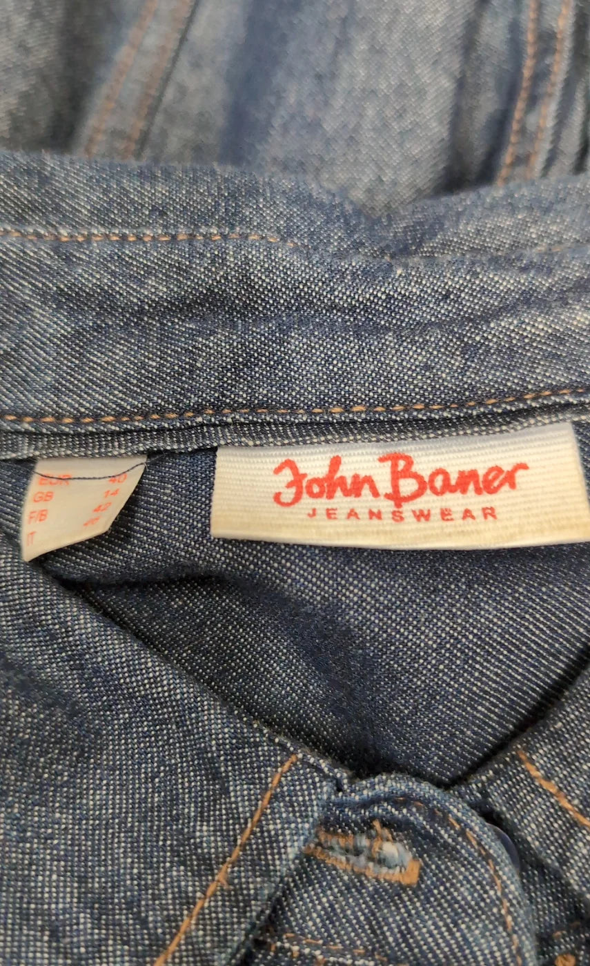 John Baner denimskjortklänning