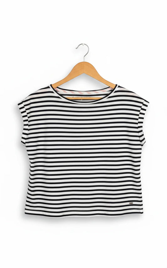 Hampton Republic randig t-shirt med kort ärm