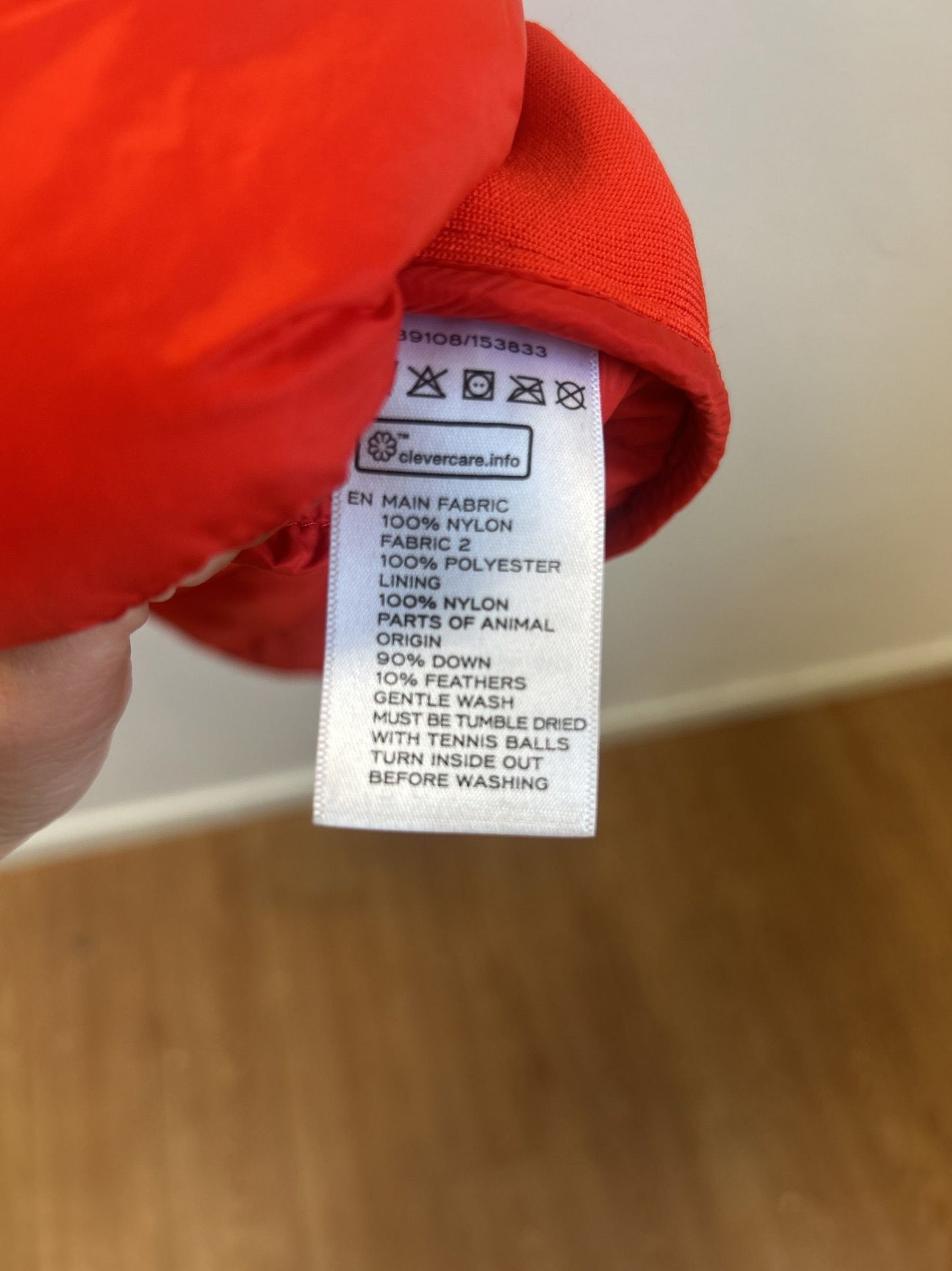 XLNT Röd Vadderad Jacka 2XL