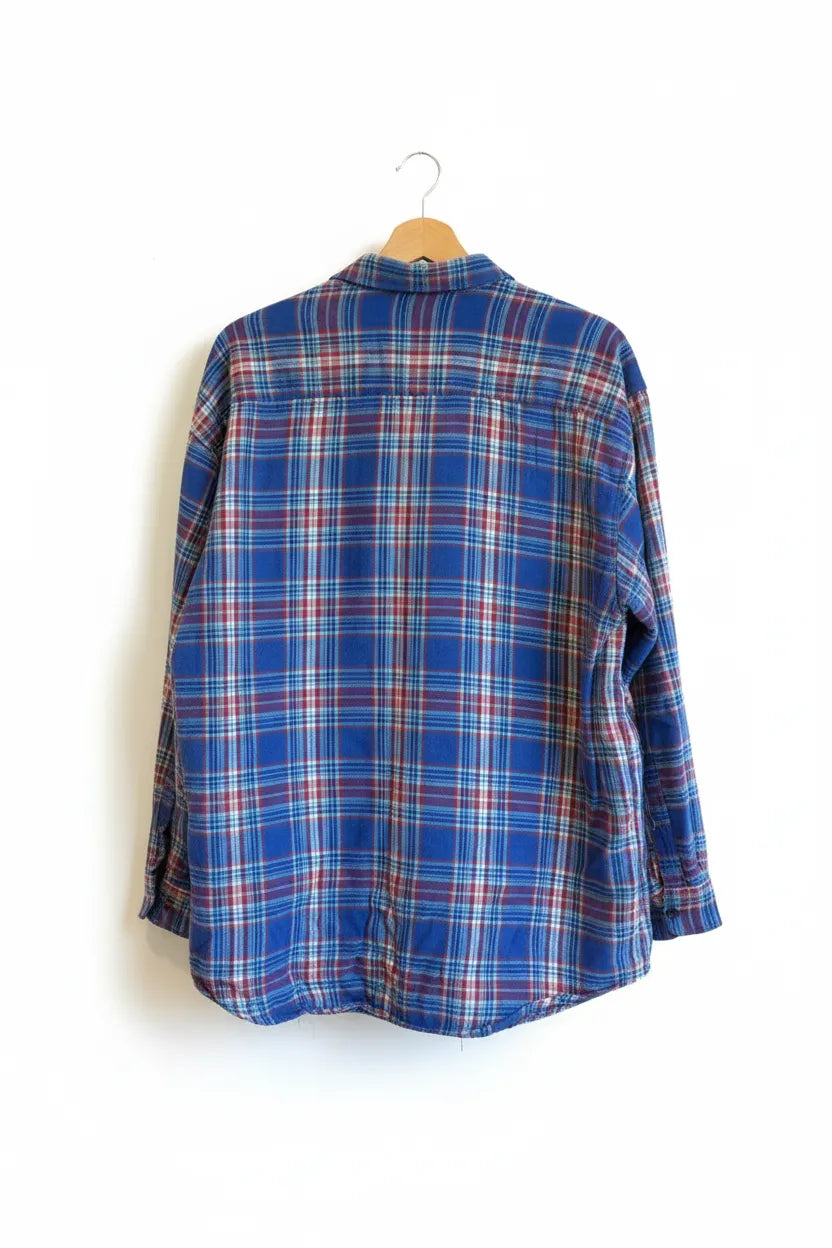 Bocaj vadderad rutig overshirt
