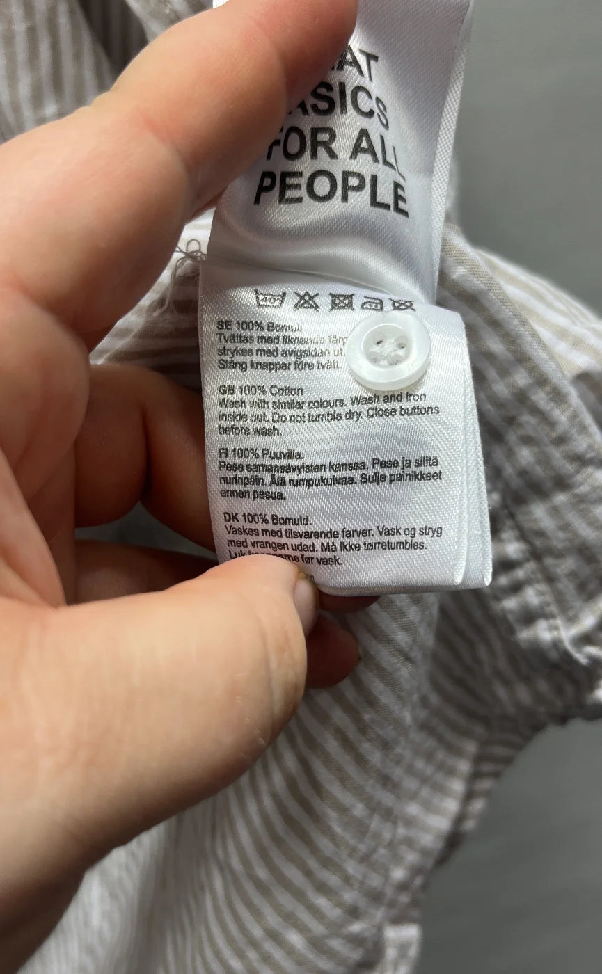 157® Randig Skjorta med Långa Ärmar