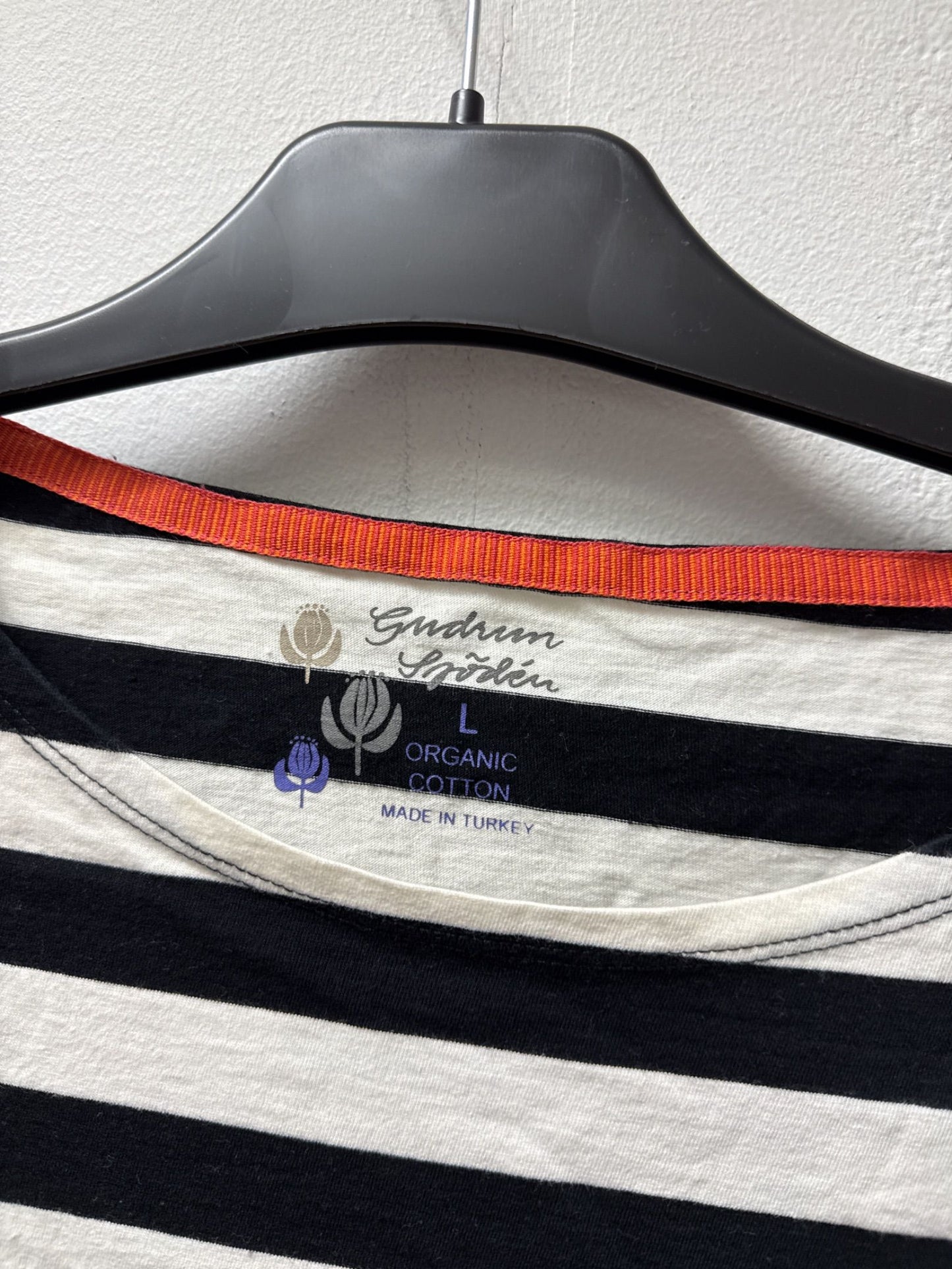 Gudrun Sjödén randig bomulls-t-shirt