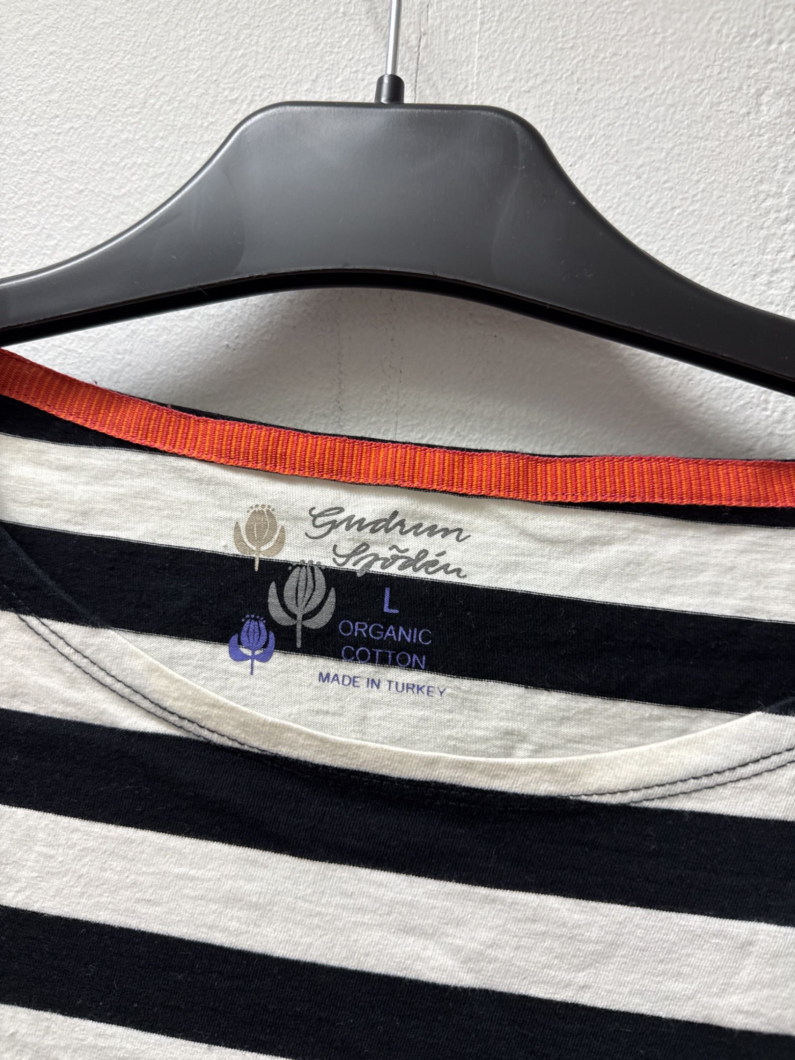 Gudrun Sjödén randig bomulls-t-shirt