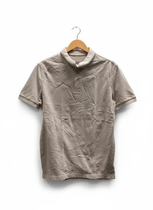 Dressmann beige pikétröja XL
