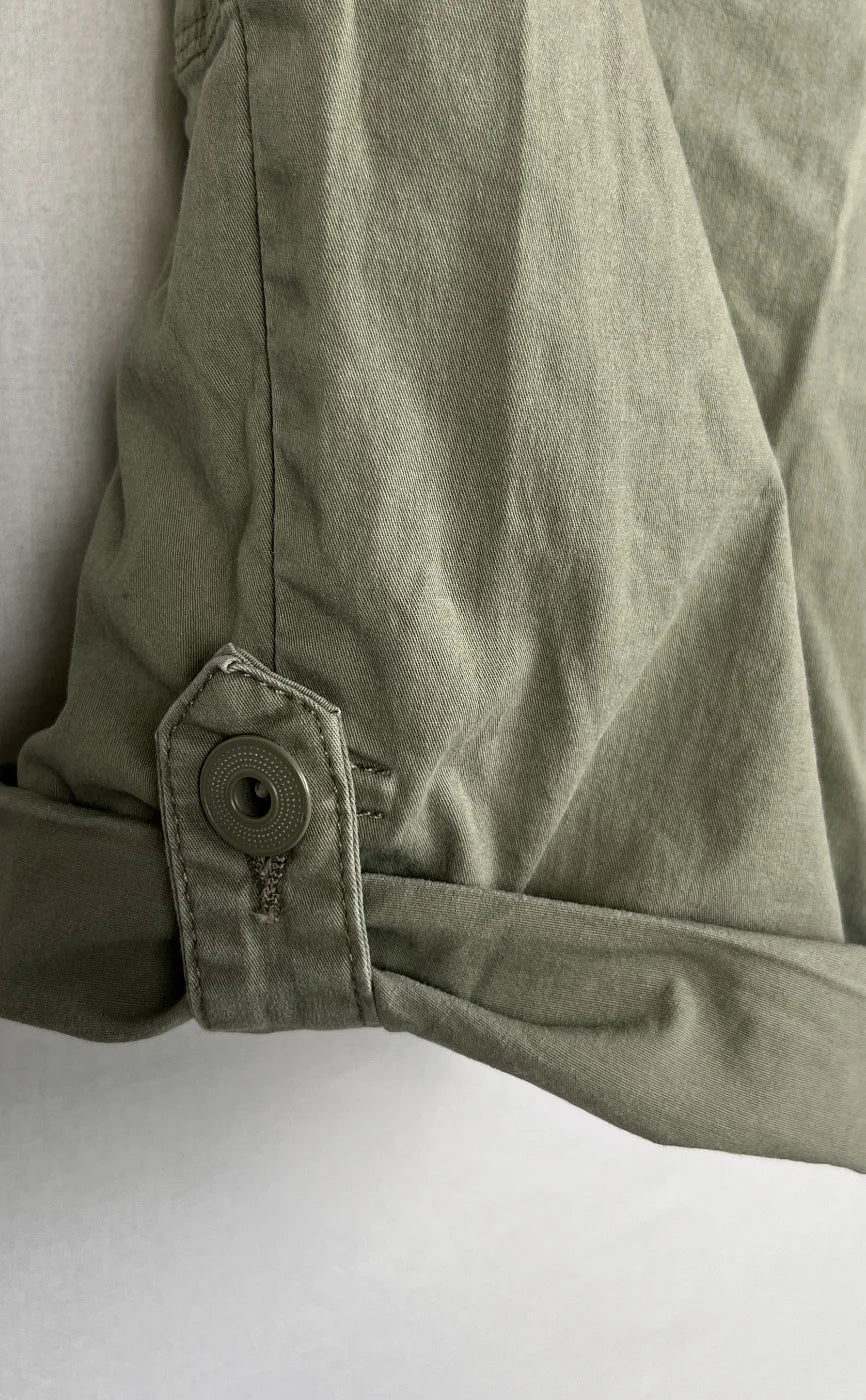 Brandtex olivgröna cargoshorts
