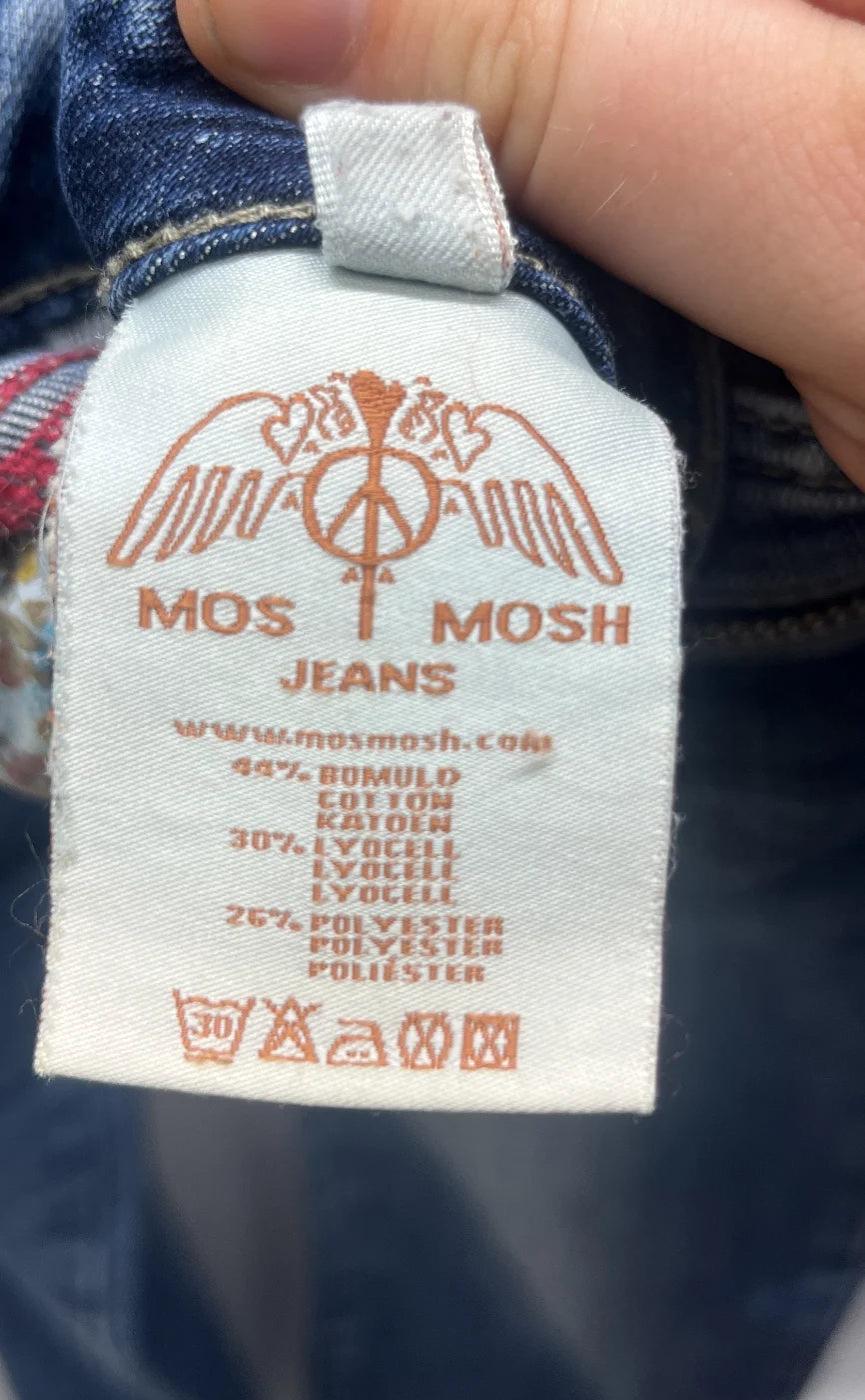 Mos Mosh smala blå jeans