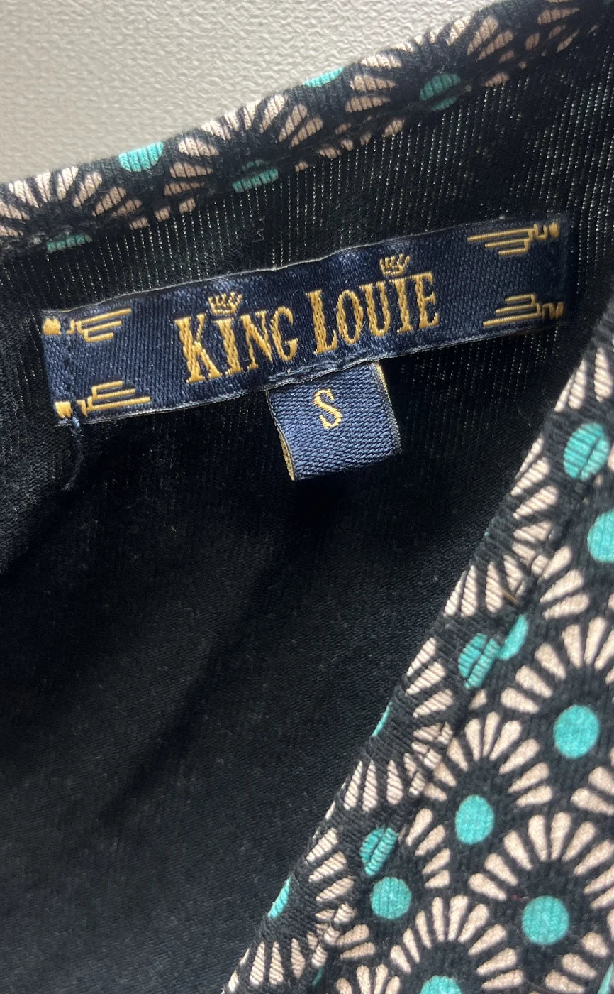 King Louie mönstrad omlagningsklänning
