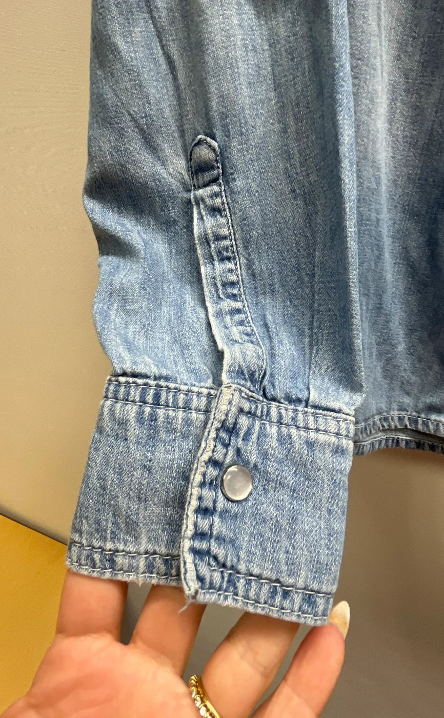 Hunkydory denimskjorta med knappar