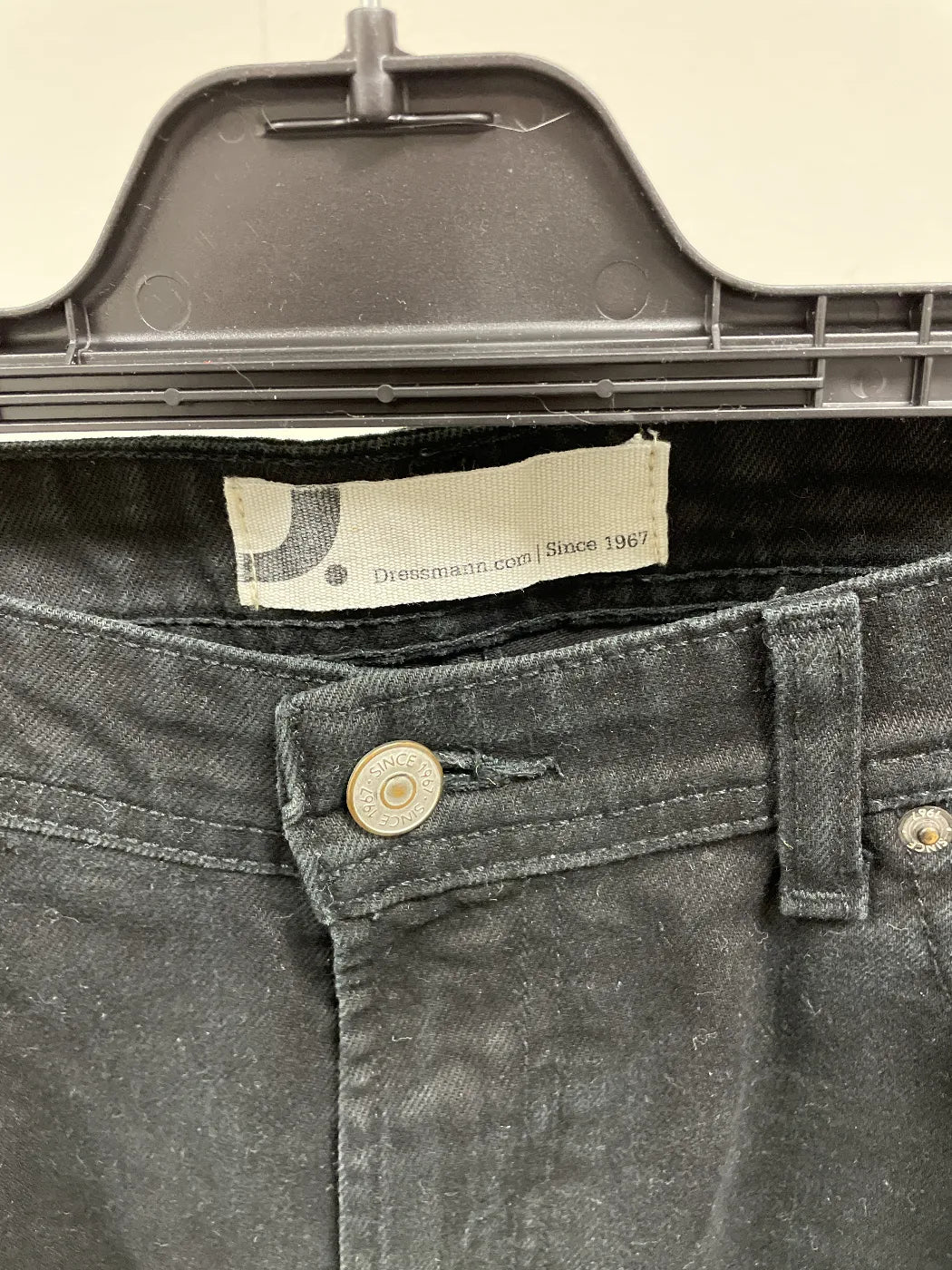 Dressmann svarta jeans i denim