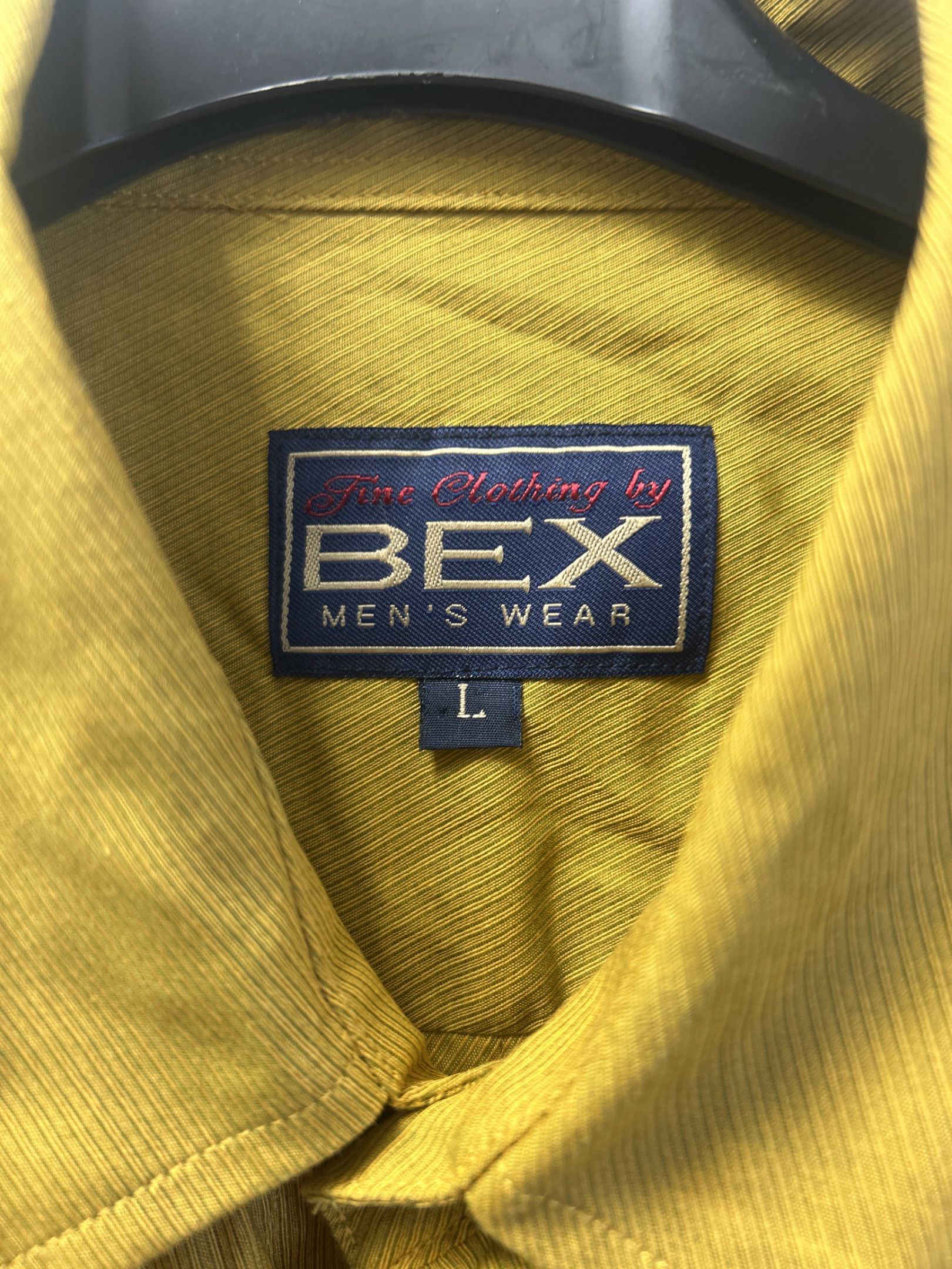 BEX herrskjorta i gul manchester