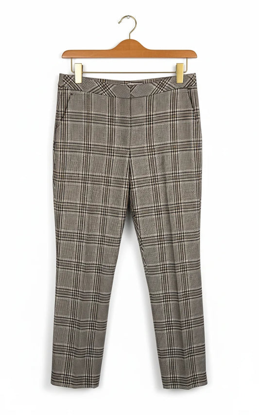 H&M rutig byxa med raka ben