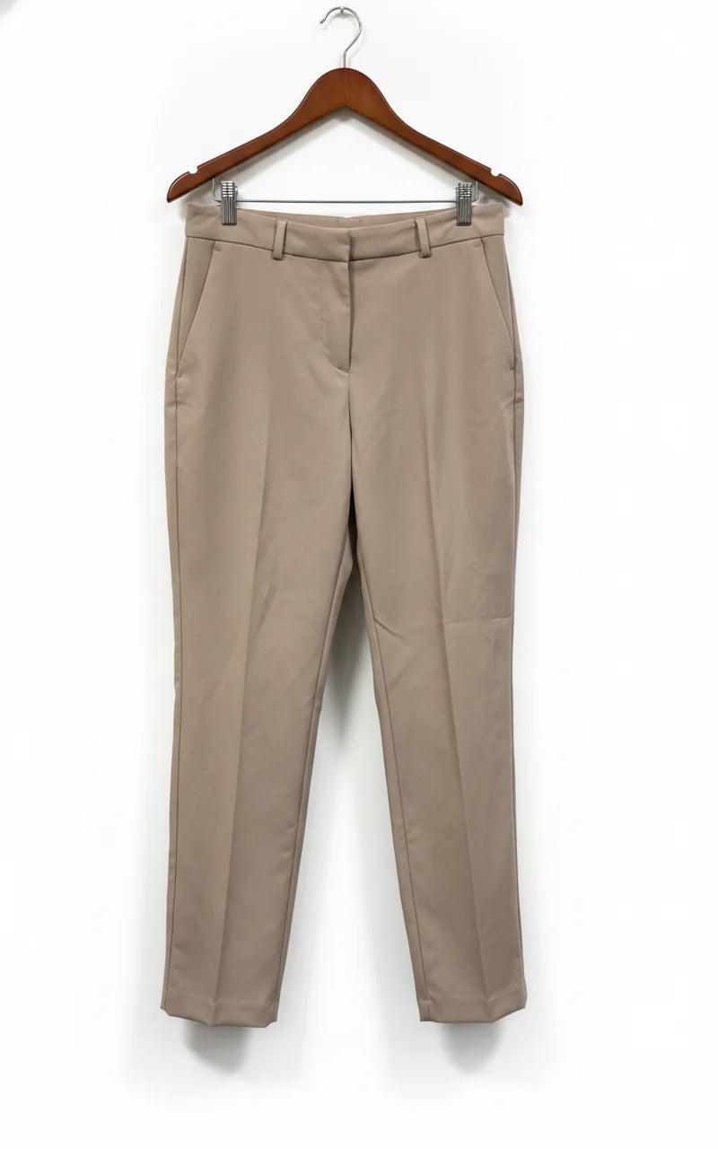 H&M klassiska beige byxor