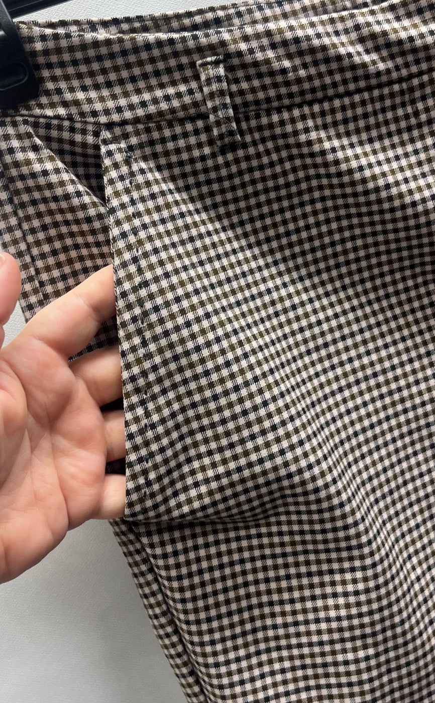 H&M rutiga slimbyxor