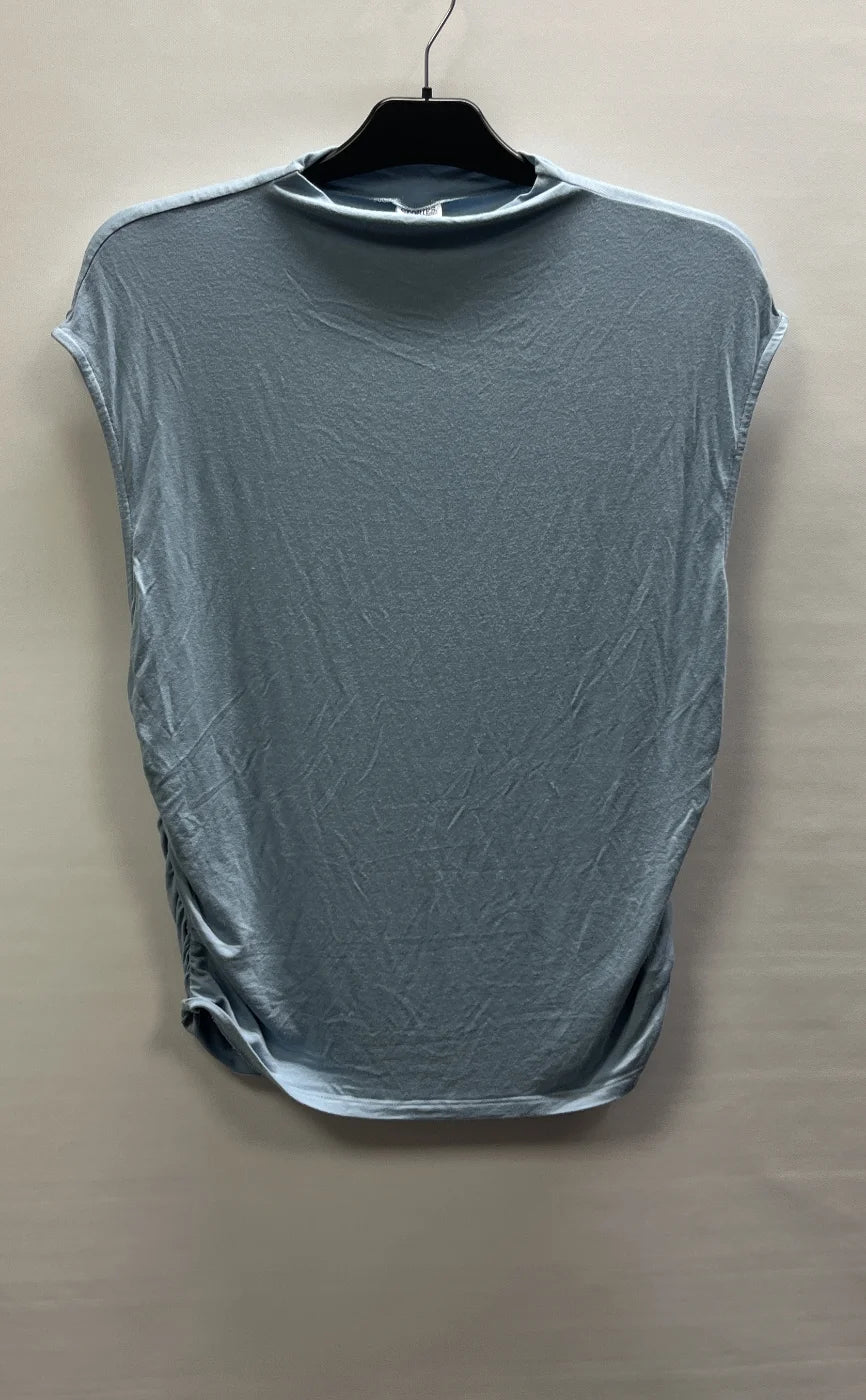 STORIES ljusblå t-shirt med sidsamling