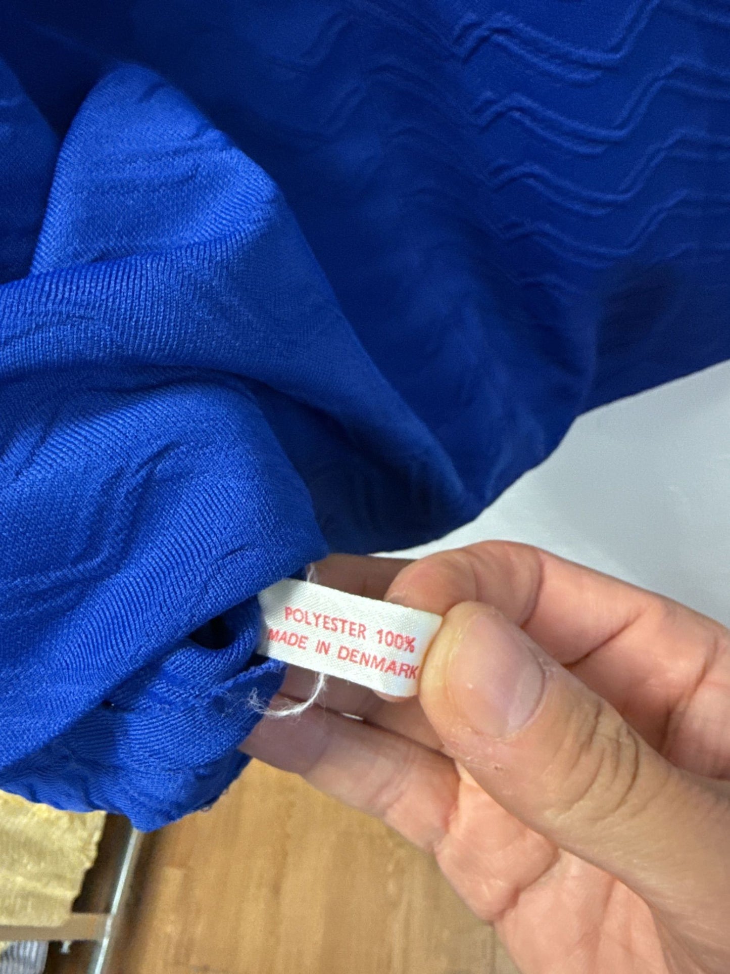 Danish Design ärmlös blå klänning