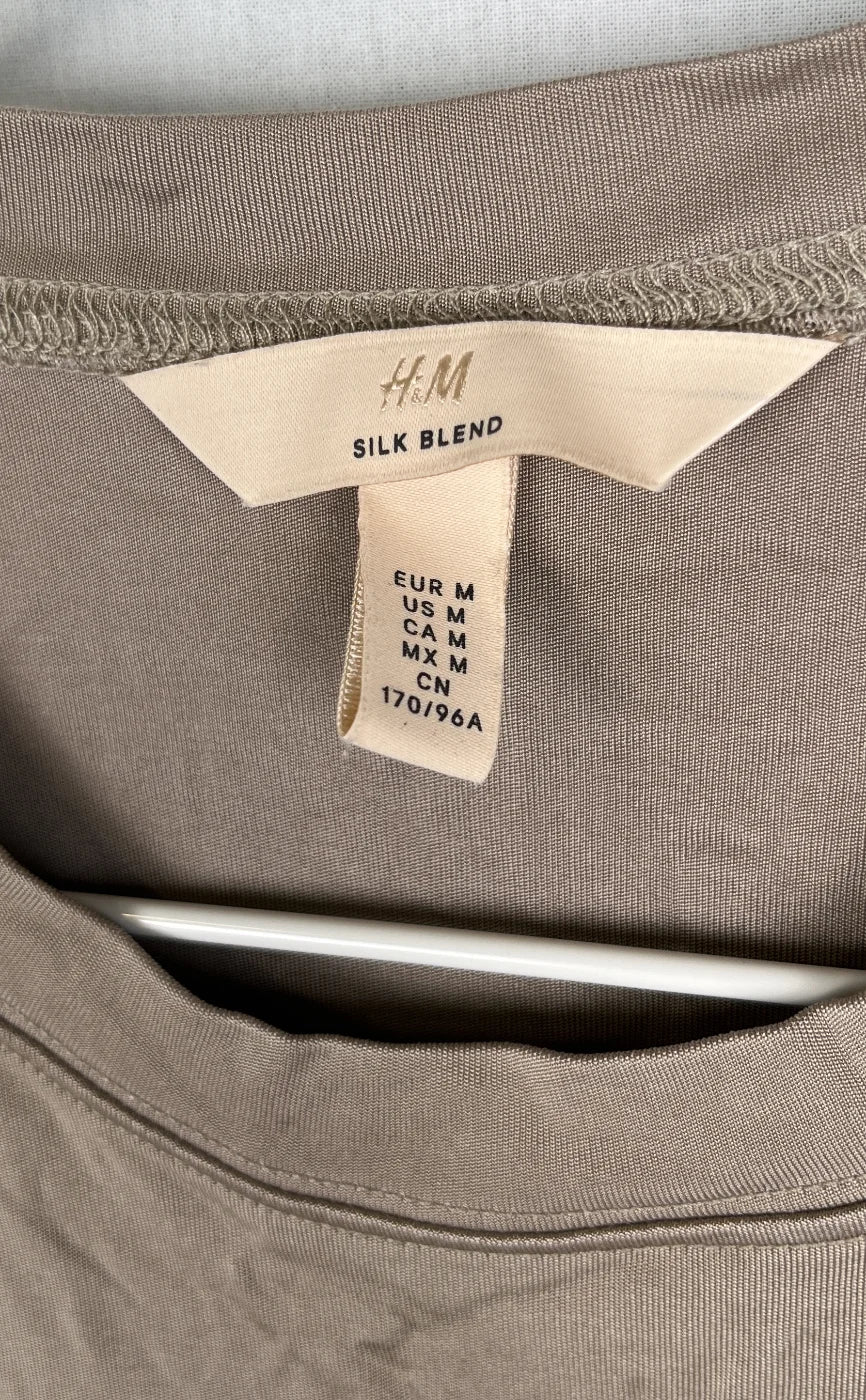 H&M linne i sidenblandning