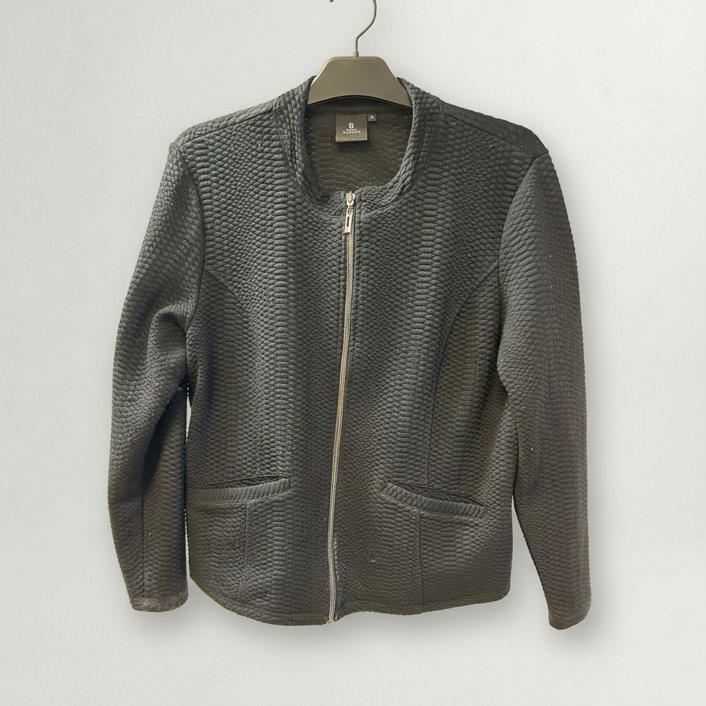 B. Brandtex Classic quiltad svart jacka