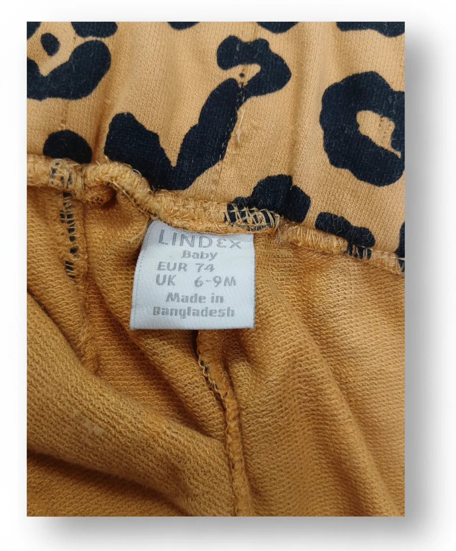 Lindex baby shorts med leopardmönster