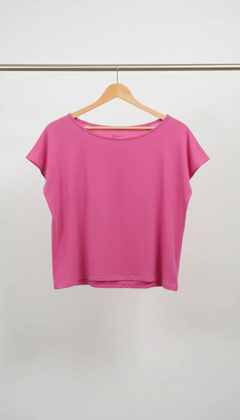 Iconic rosa kortärmad t-shirt