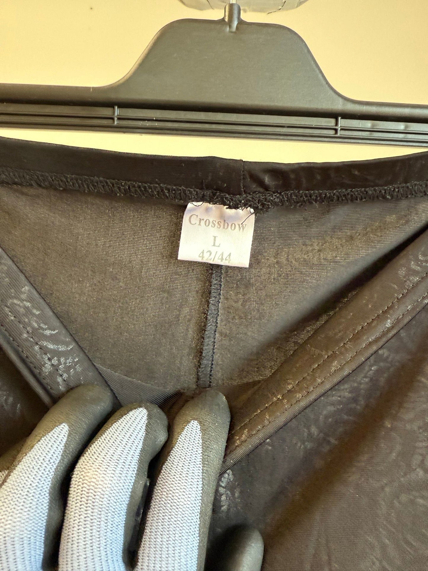 Crossbow svarta leggings med blommönster