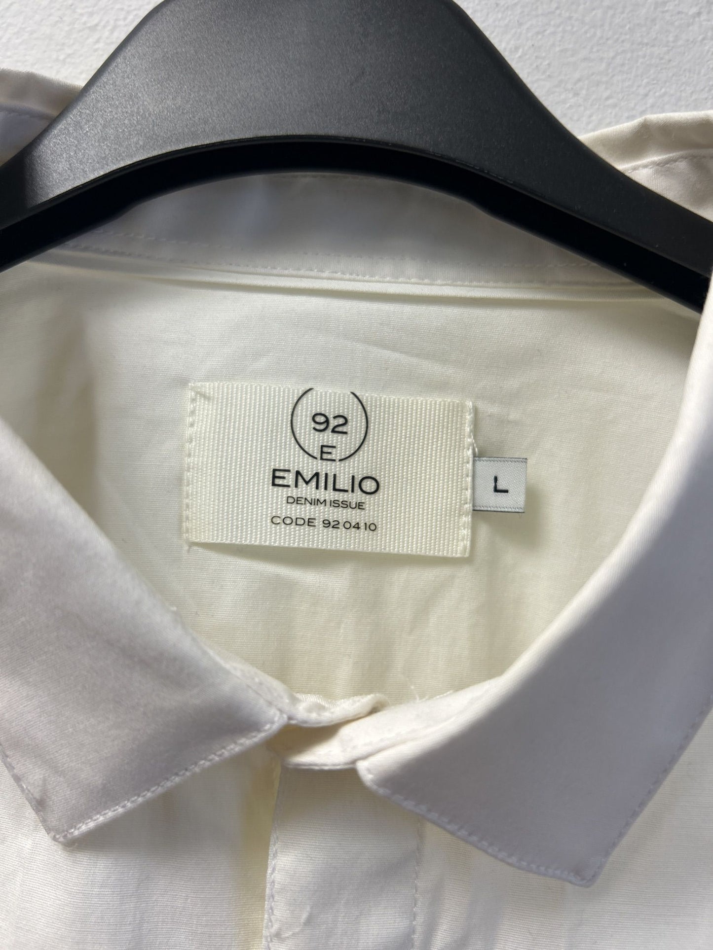 Emilio vit stretchskjorta