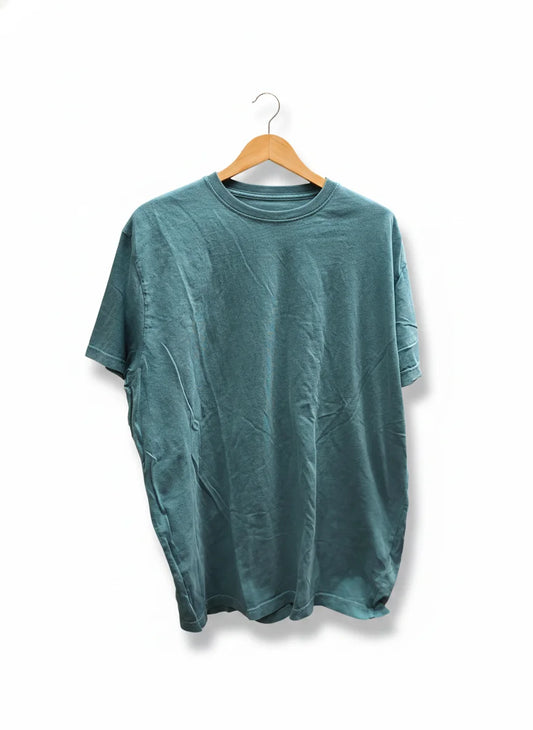 Dressmann t-shirt i bomull, teal XL