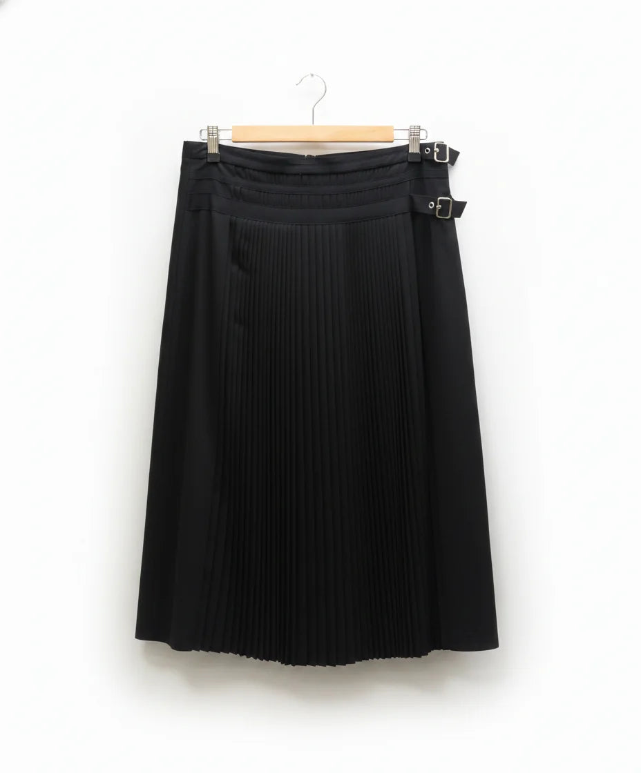 Gerry Weber svart plisserad midikjol
