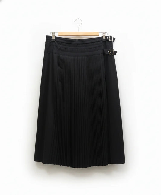 Gerry Weber svart plisserad midikjol