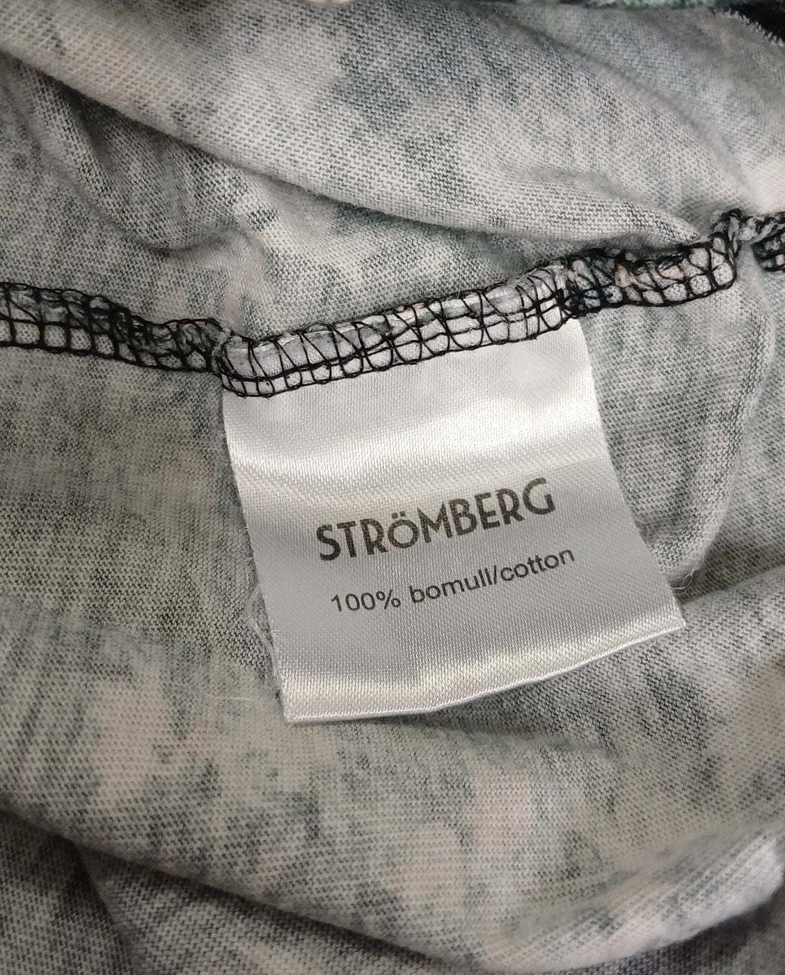 Strömberg t-shirt i bomull med blommönster - Herr