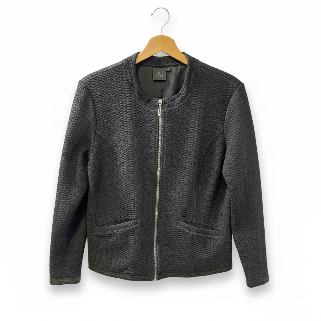B. Brandtex Classic quiltad svart jacka