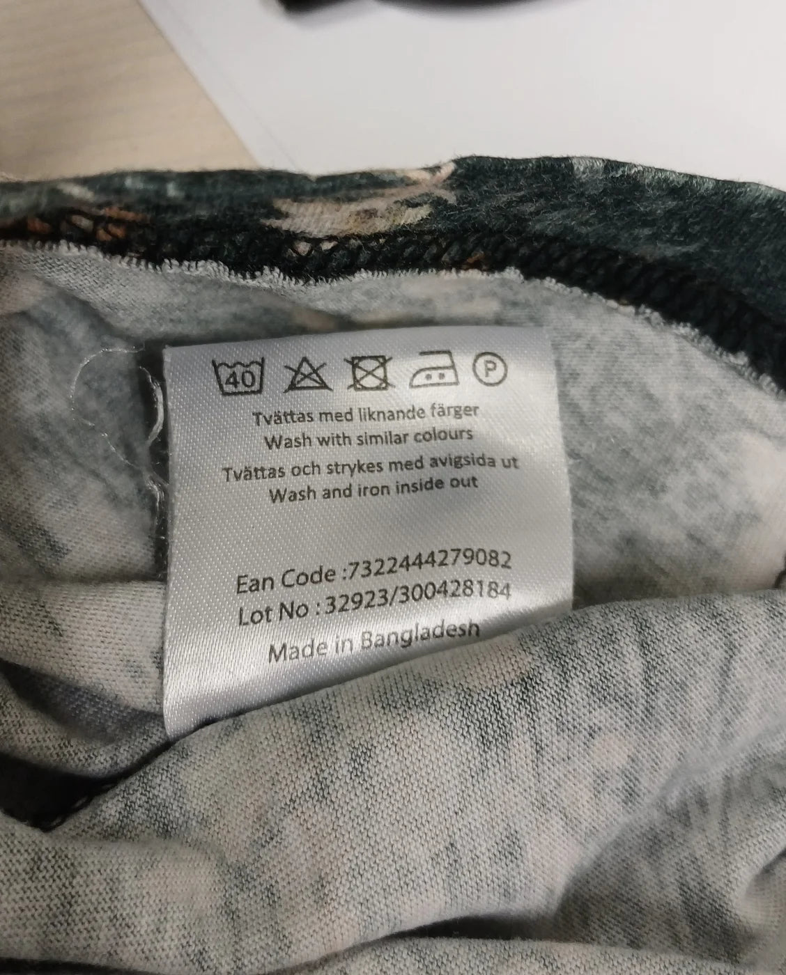 Strömberg t-shirt i bomull med blommönster - Herr