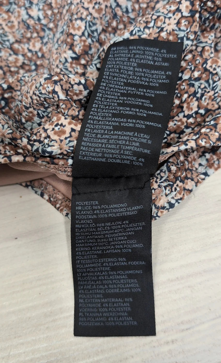 H&M blommig baddräkt för flickor