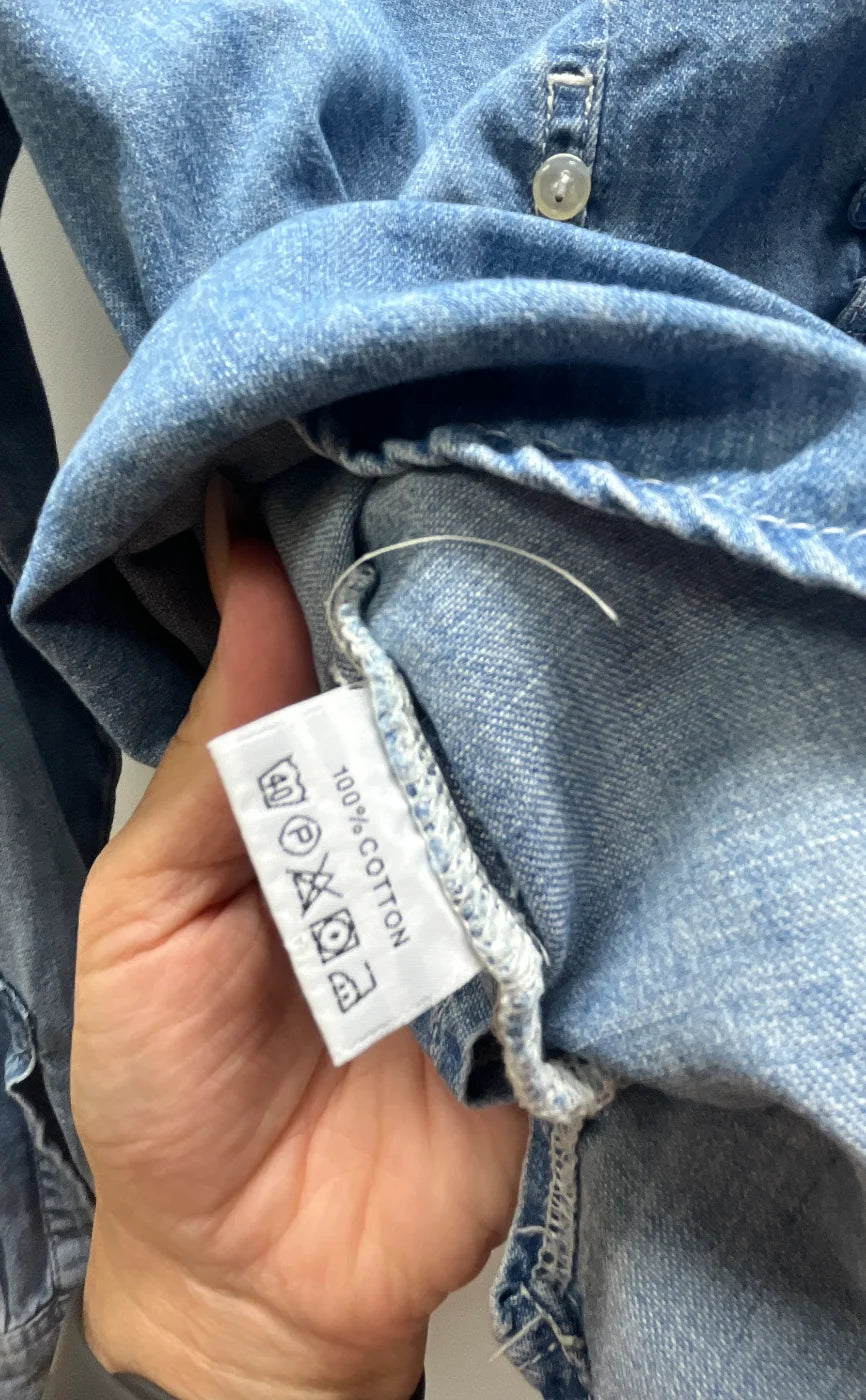 Hunkydory denimskjorta med knappar