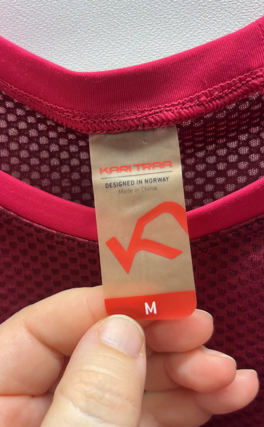 Kari Traa rosa funktionssport-topp