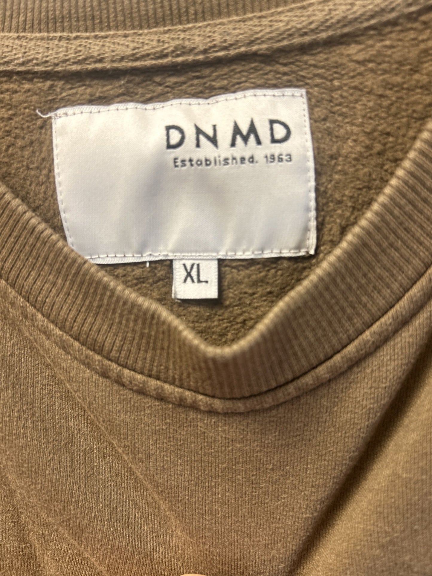 DNMD brun sweatshirt i bomull XL
