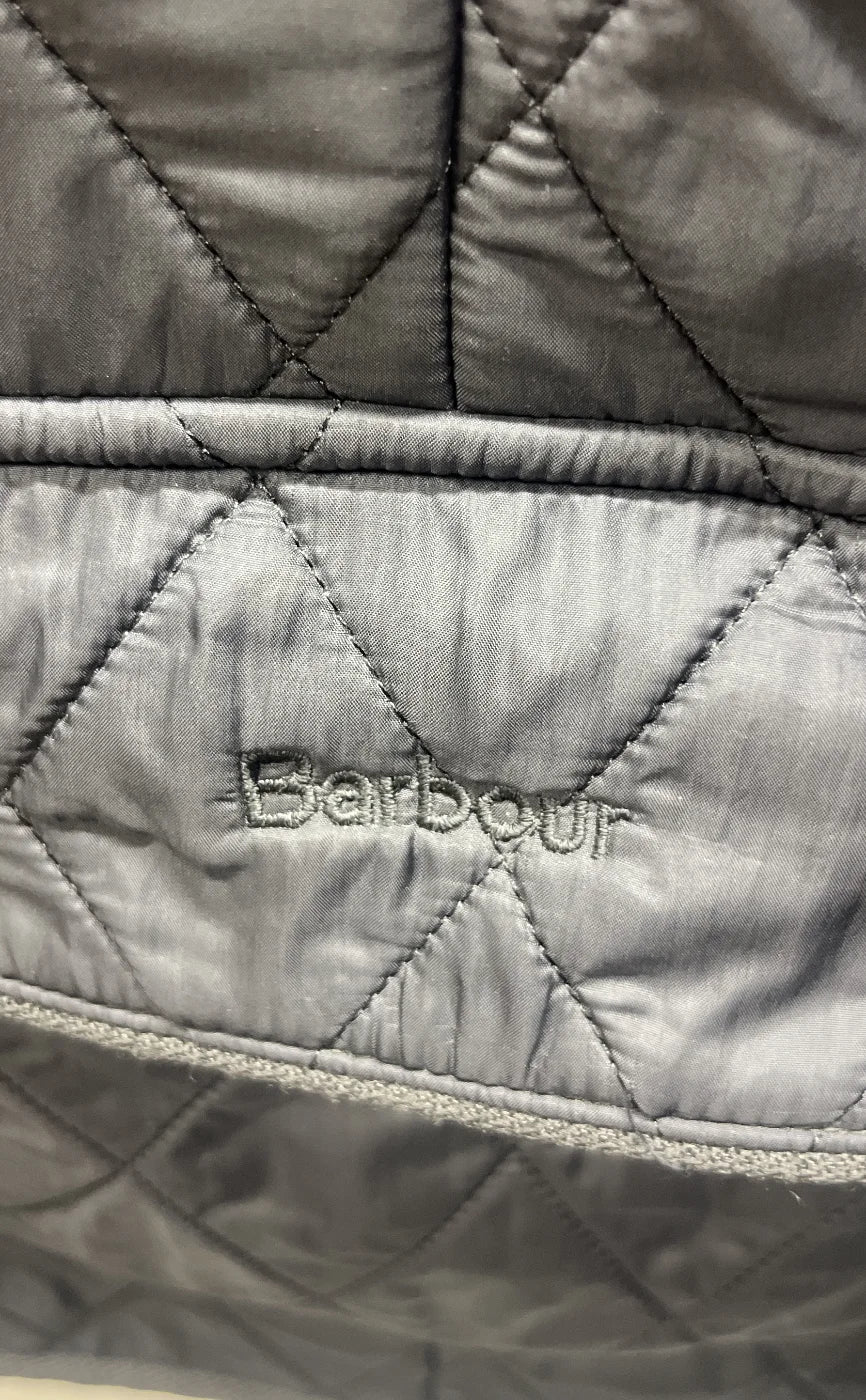 Barbour quiltad svart jacka