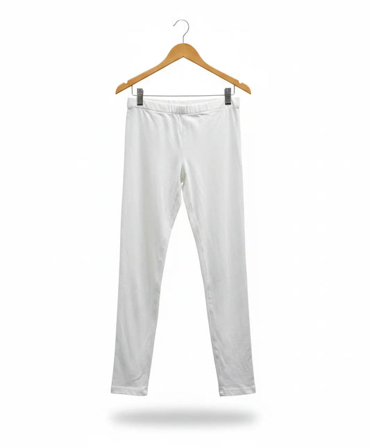 Gina Tricot långa vita leggings