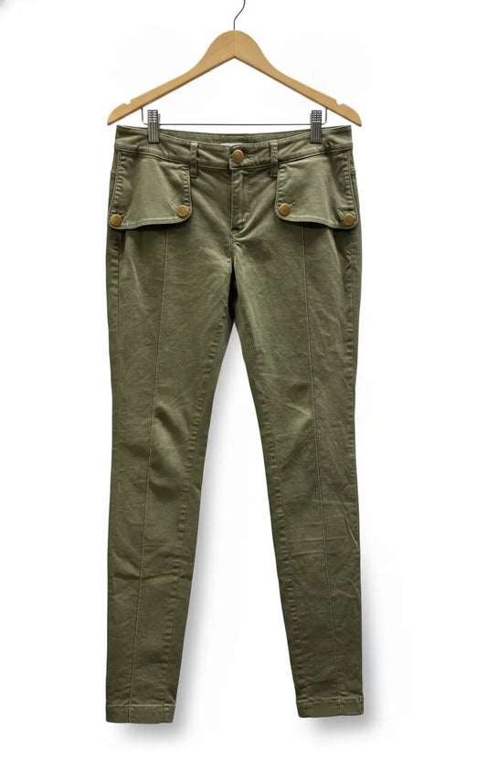 Hunkydory olivfärgade cargobyxor XS