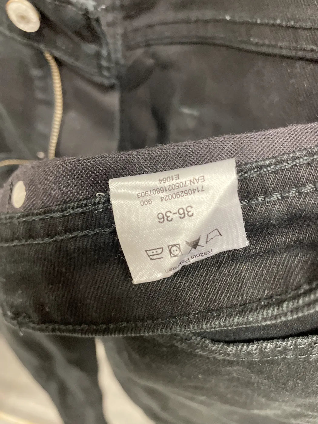 Dressmann svarta jeans i denim
