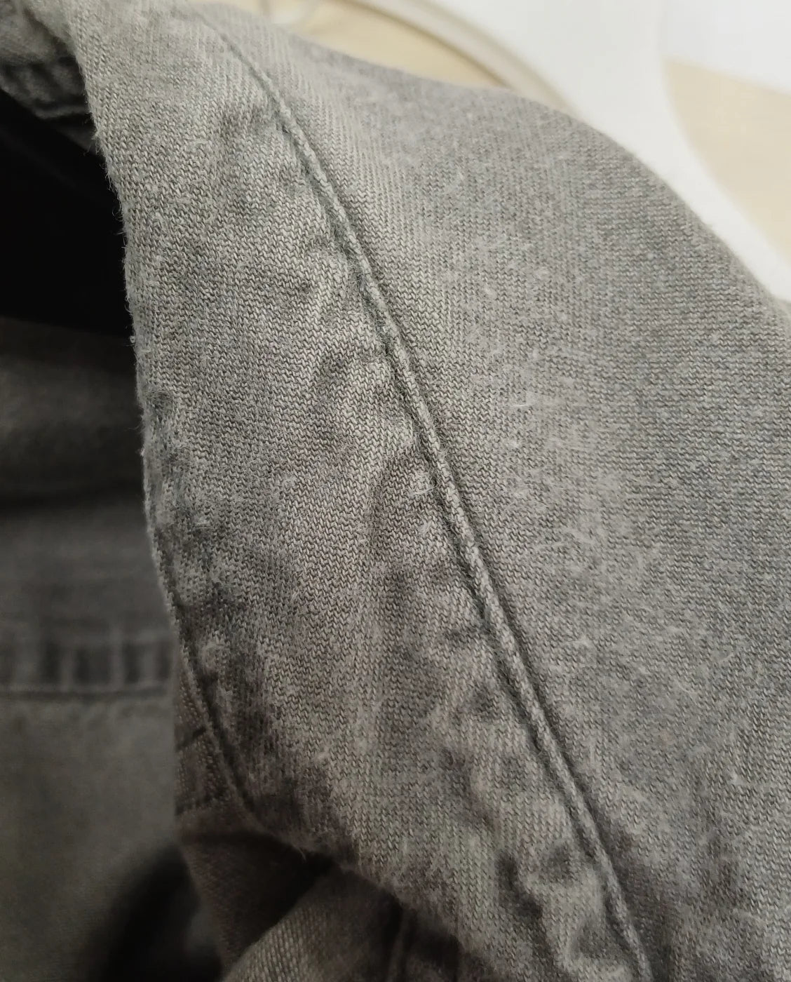 Dressmann slim fit skjorta i grå bomull