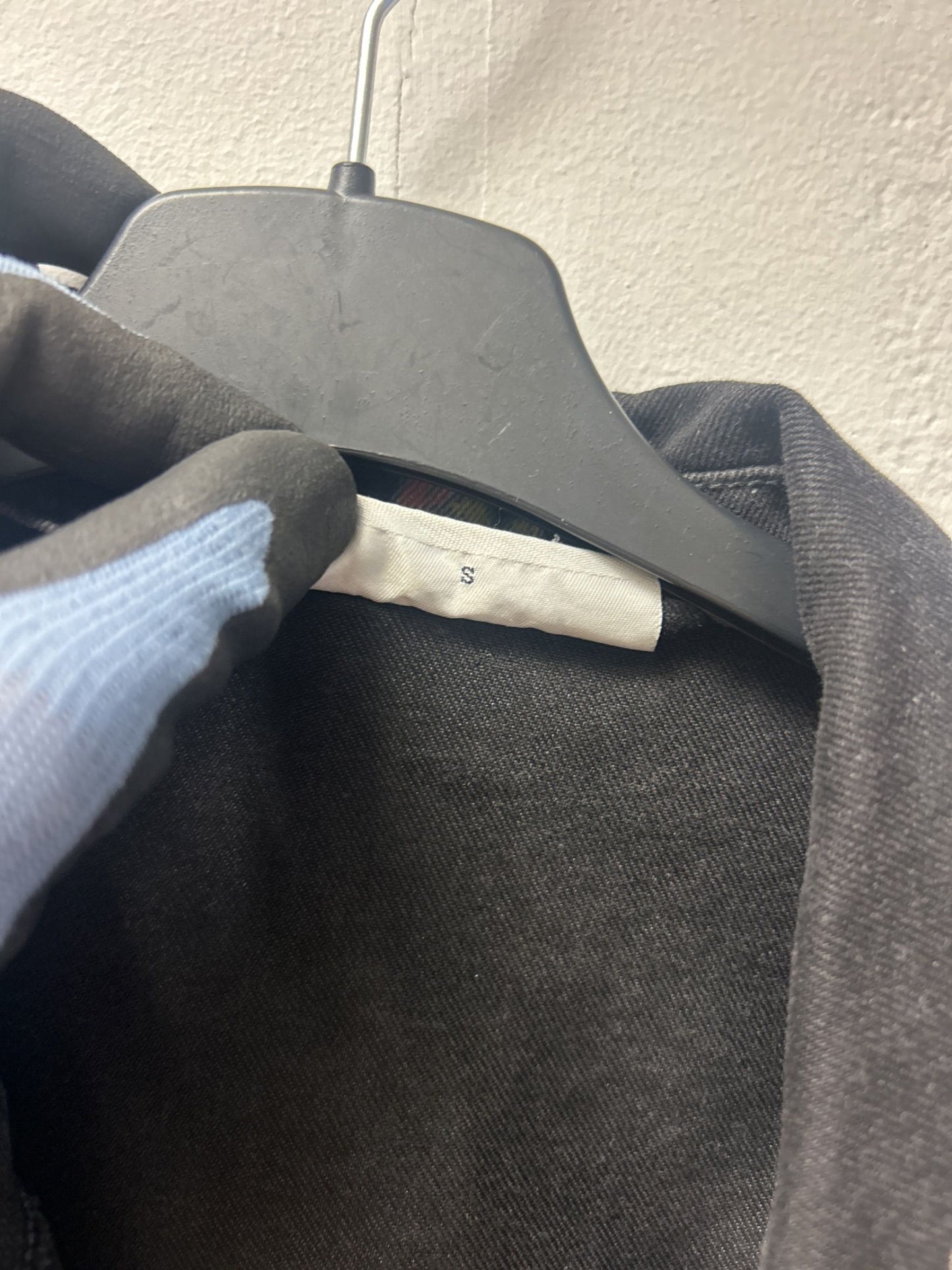 Noisy May kort denimjacka med blommönster