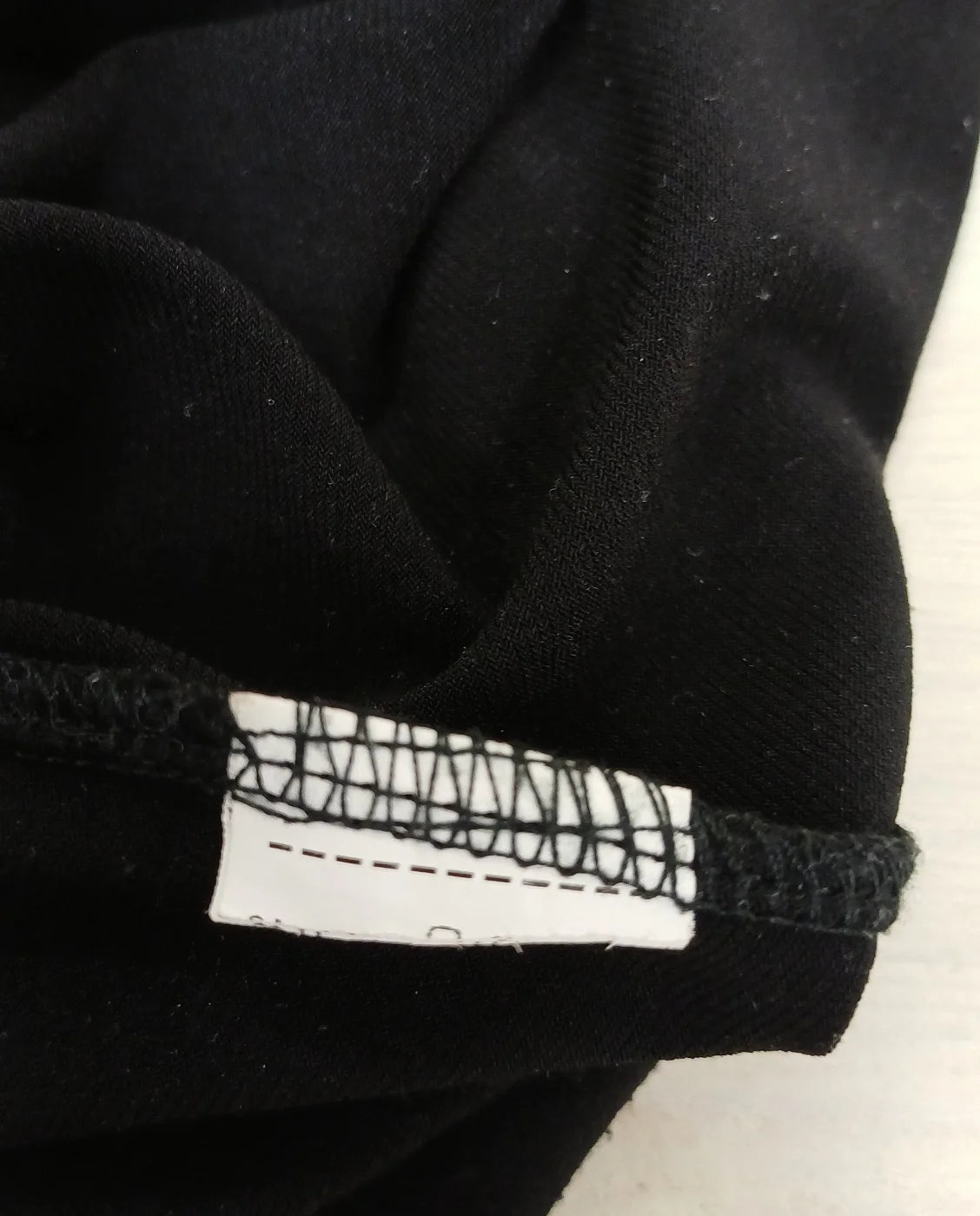 ZARA W/Bcollection draperad svart t-shirt