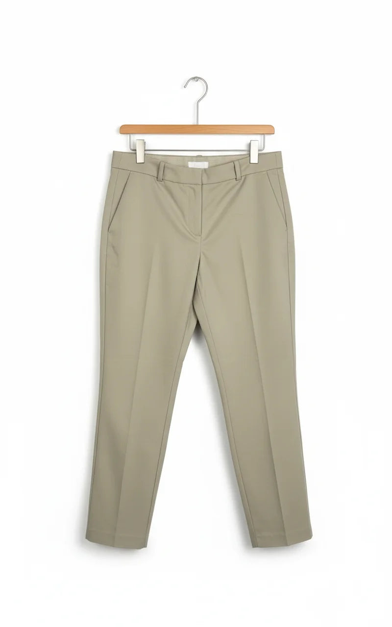 H&M beige raka byxor