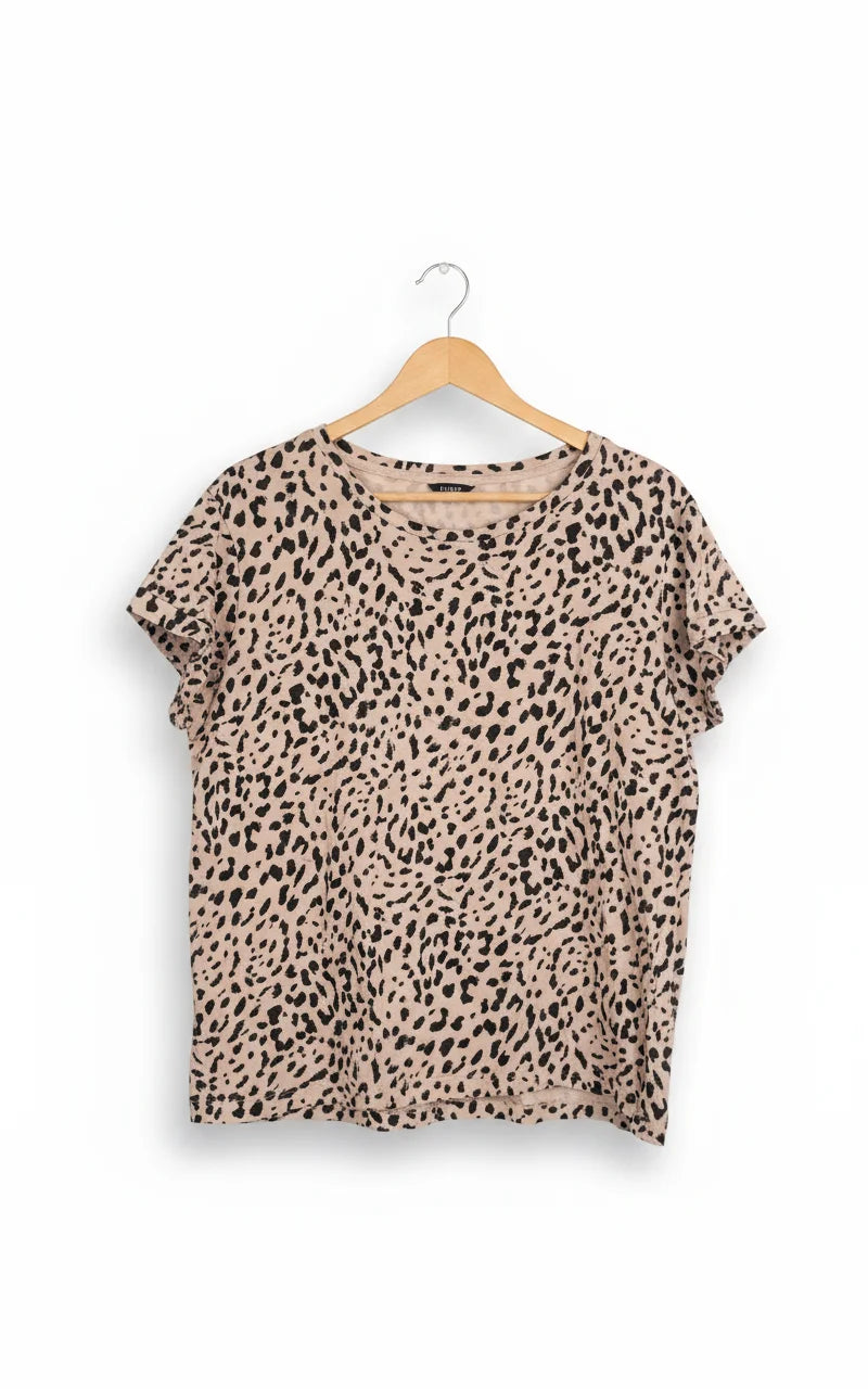 Lindex djurmönstrad t-shirt med kort ärm